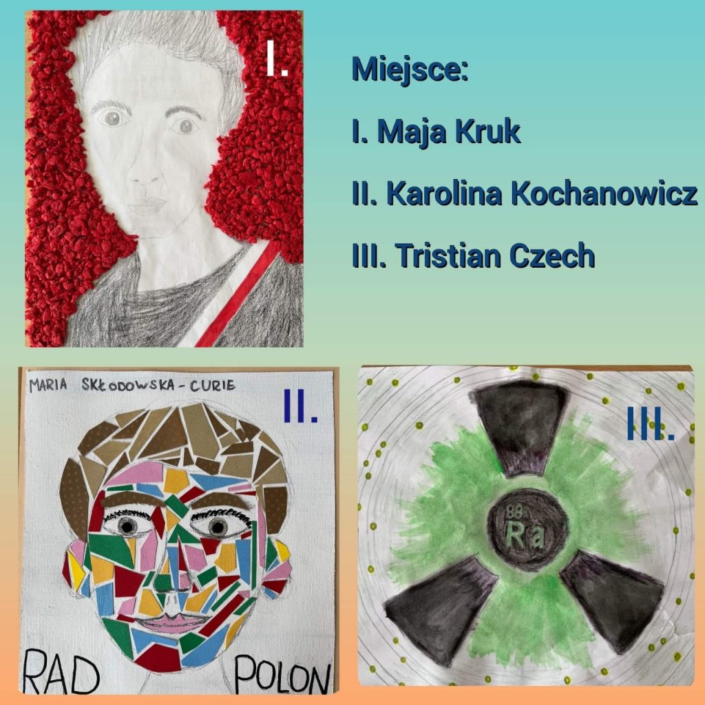 Konkurs plastyczny „Maria Skłodowska-Curie” rozstrzygnięty!