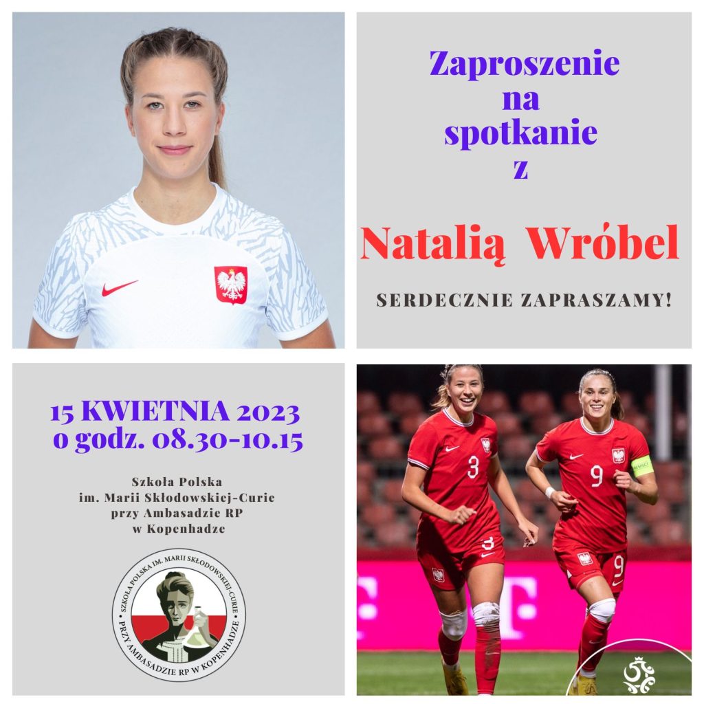 Zaproszenie na spotkanie z Natalią Wróbel w sobotę 15 kwietnia 2023