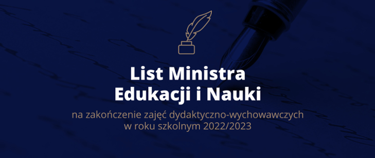 List Pana Przemysława Czarnka, Ministra Edukacji i Nauki.