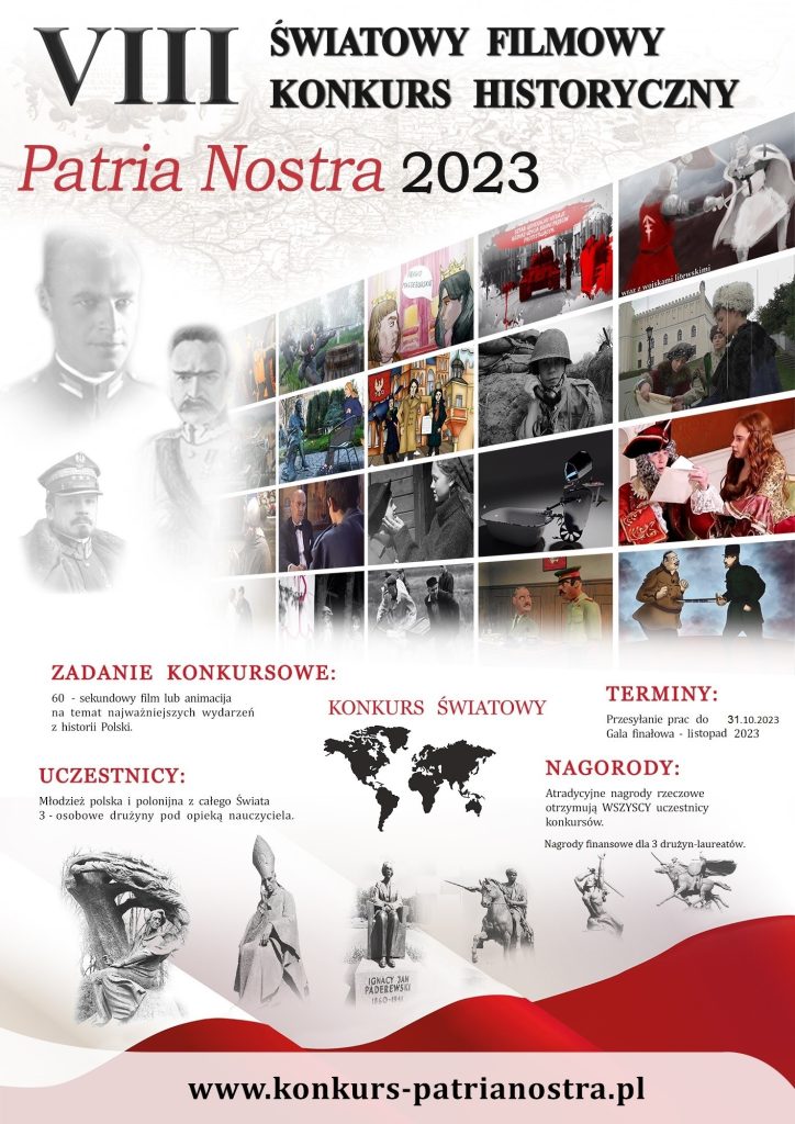 Uczniowie Szkoły Polskiej w Kopenhadze w Konkursie Patria Nostra 2023. Powodzenia!