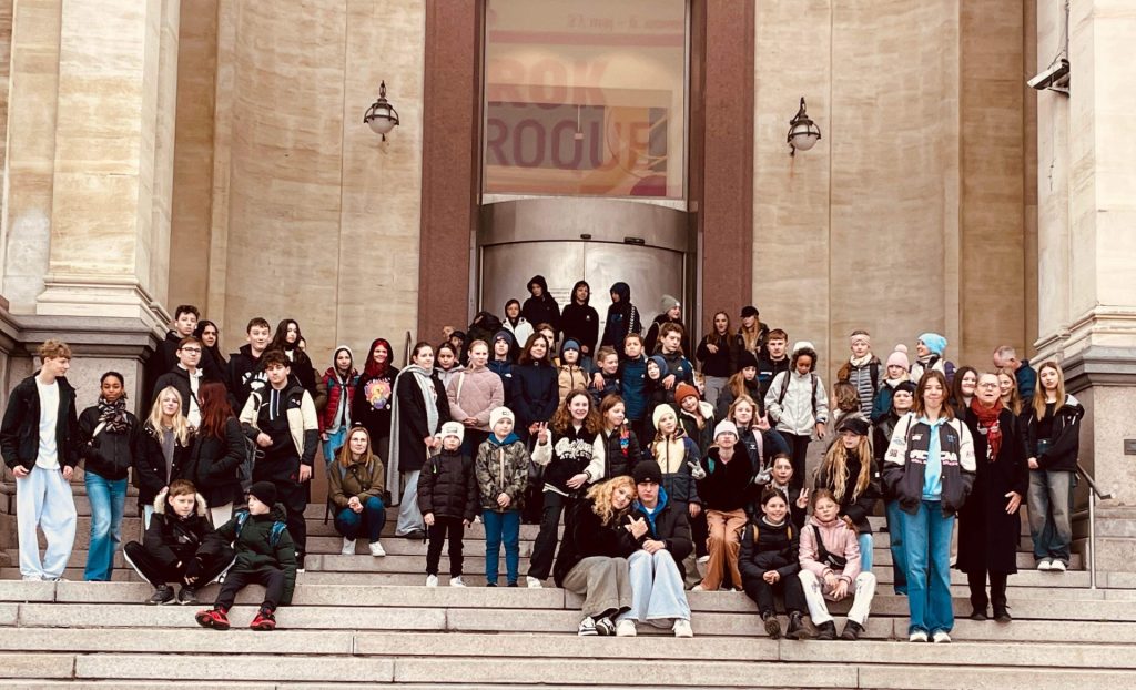 Wycieczka szkolna do Statens Museum for Kunst w Kopenhadze – wystawa „Barok – Ud af mørket”.