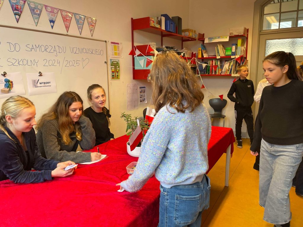 Wybory do Samorządu Uczniowskiego w roku szkolnym 2024/2025