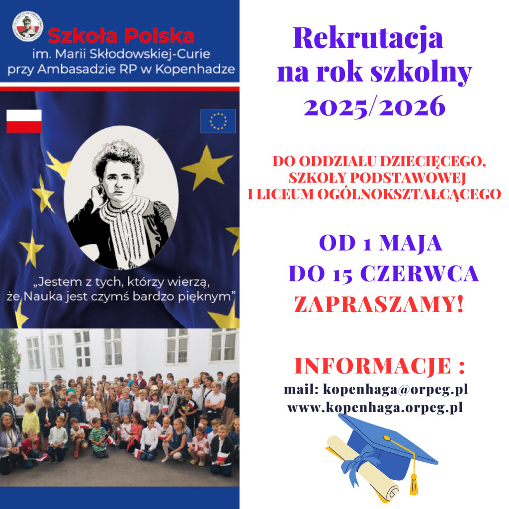 Rekrutacja na rok szkolny 2025/2026
