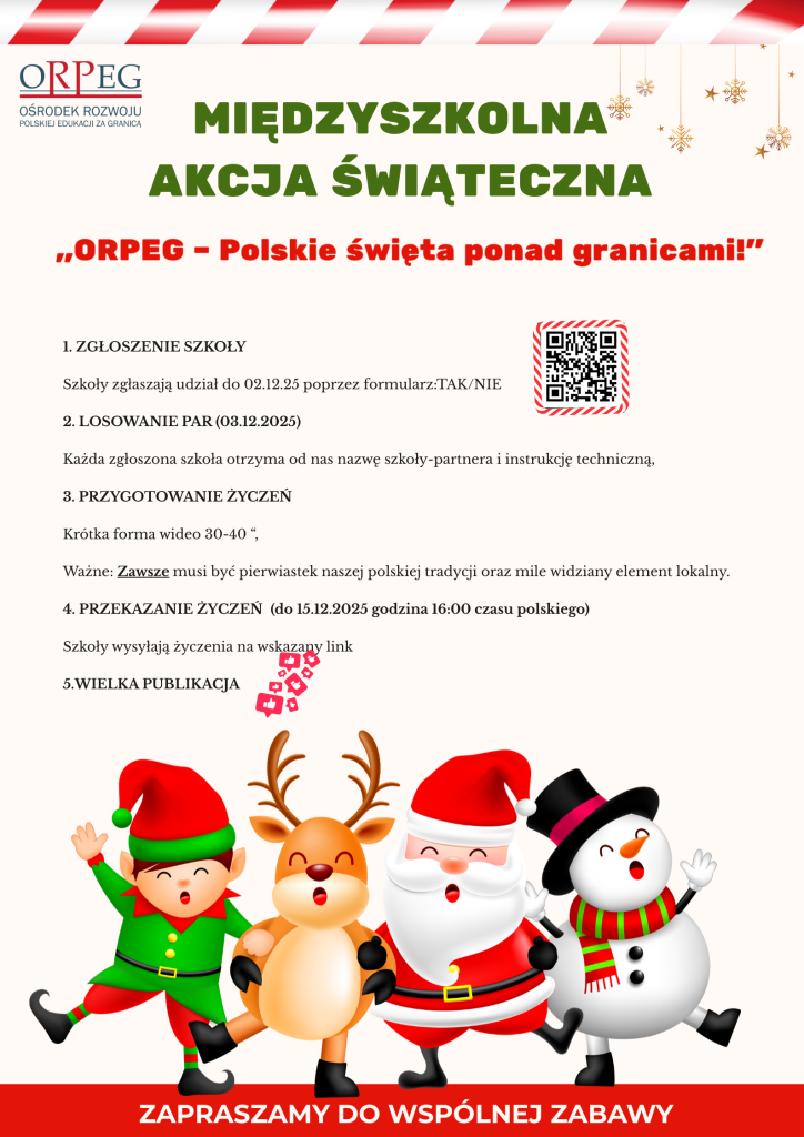 ŚWIĄTECZNA AKCJA ORPEG – „Polskie święta ponad granicami!” JESTEŚMY!